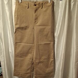 GAP High Rise Wide Leg Flat Front Jeans 10